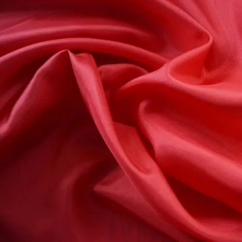 Lining Fabric - Lipstick Red Acetate Taffeta 