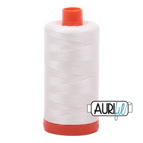 Aurifil Quilting Thread 50wt Col. 2026 Chalk