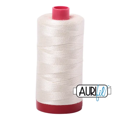 Aurifil Quilting Thread 12wt Col. 2026 Chalk