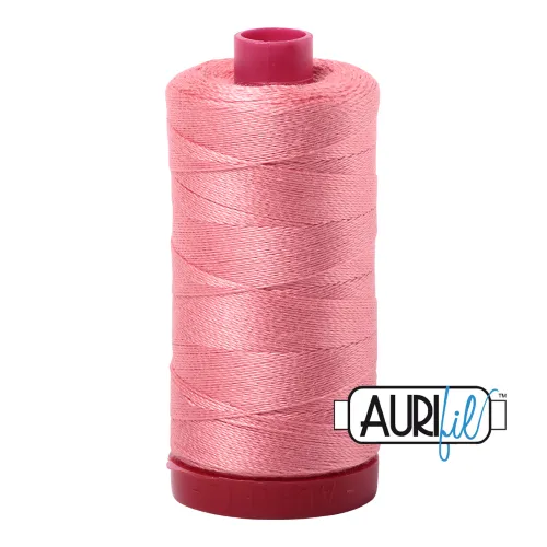 Aurifil Quilting Thread 12wt Col. 2435 Peachy Pink