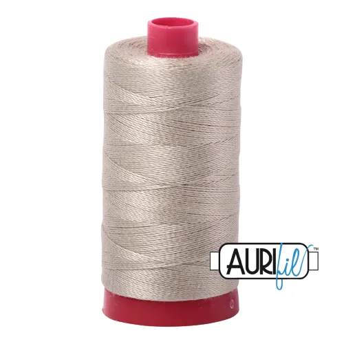 Aurifil Quilting Thread 12wt Col. 2324 Stone 