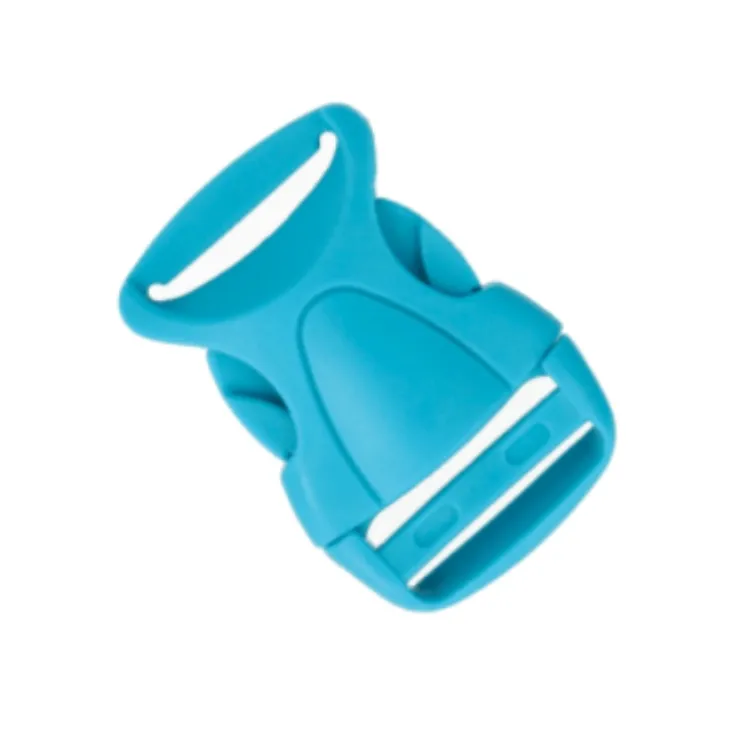 Bag Making - Side Release Clip Buckle 32mm in Blue Plastic 