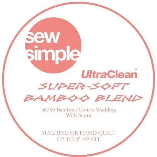 124" Wide Wadding - Super-Soft Bamboo Blend by Sew Simple 