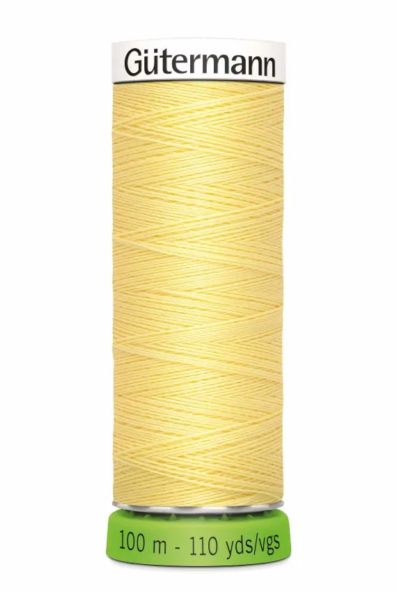 Gutermann Sew All Thread - Lemon Recycled Polyester rPET Colour 578