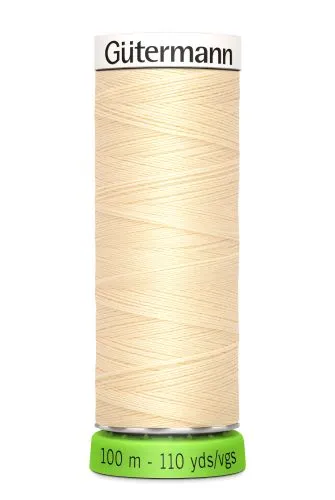 Gutermann Sew All Thread - Beige Recycled Polyester rPET Colour 610