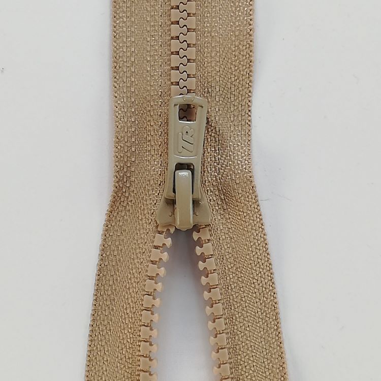 Zip - 75cm Open End Plastic - Beige