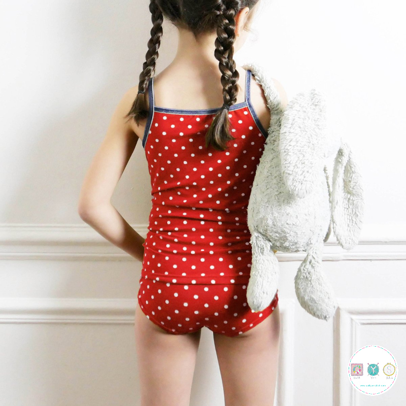 Ikatee - Belle Girls Underwear - Ages 3- 12 - Quilt Yarn Stitch