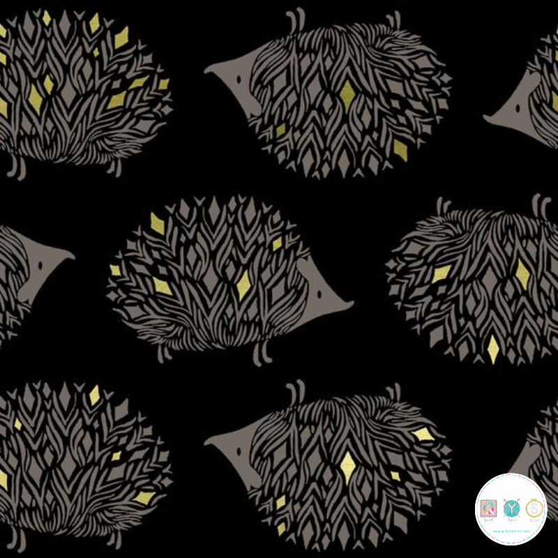 Ruby Star Society - Metallic Hedgehogs - Darlings - Prickles - Black