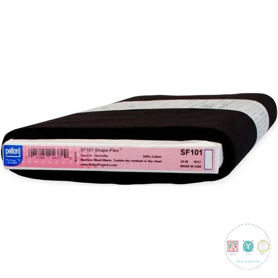 Pellon Sf101b Black - Woven Shape Flex - Apparel Interfacing - Vilene G700 Equivalent - Interfacing