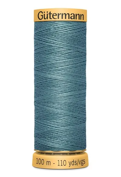 Gutermann Sew All Thread - Teal Blue Green 100% Cotton Colour 7325