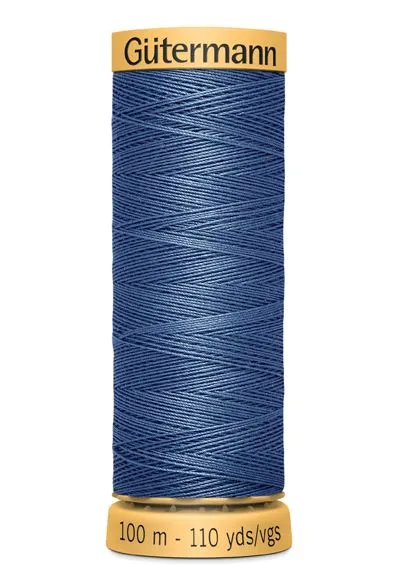 Gutermann Sew All Thread - Blue 100% Cotton Colour 5624