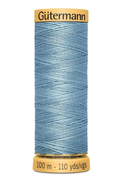 Gutermann Sew All Thread - Blue 100% Cotton Colour 6126