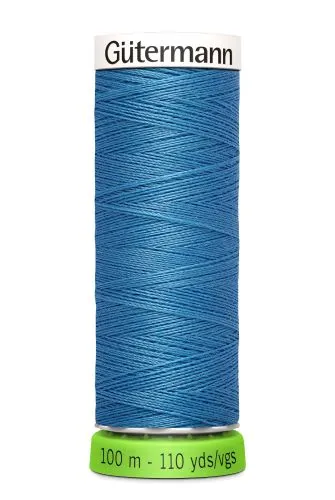 Gutermann Sew All Thread - Blue Recycled Polyester rPET Colour 965