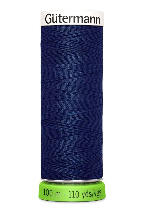 Gutermann Sew All Thread - Blue Recycled Polyester rPET Colour 13