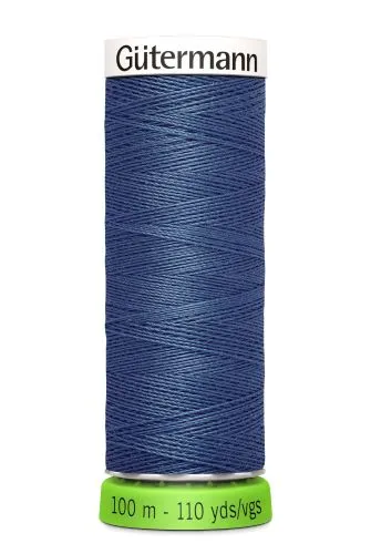 Gutermann Sew All Thread - Blue Recycled Polyester rPET Colour 68