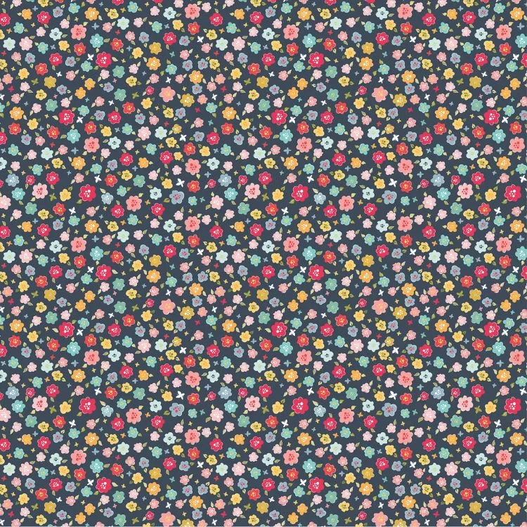 Quilting Fabric - Floral from Farm Girls Unite by Poppie Cotton Collection FG20721