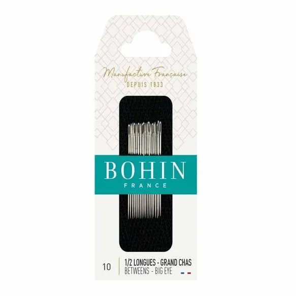 Bohin Quilting Needles Betweens Big Eye no.10