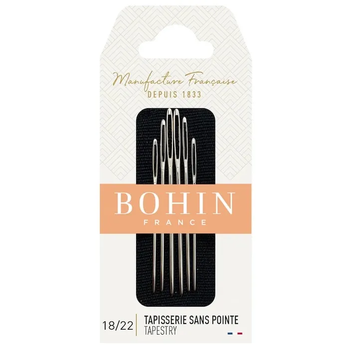 Bohin Tapestry Needles Blunt Tip Assorted no.18-20-22