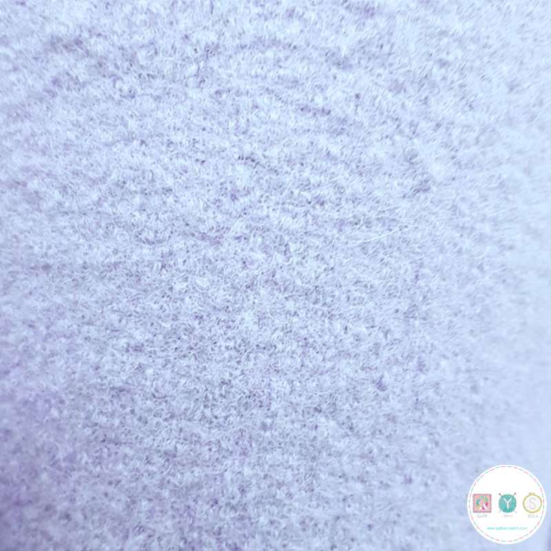 Boiled Wool Fabric in Light Dusty Blue