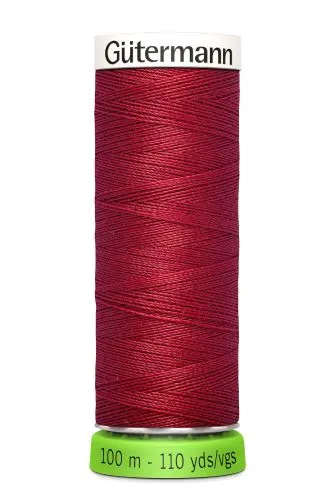 Gutermann Sew All Thread - Brick Red Recycled Polyester rPET Colour 367