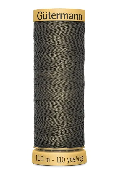 Gutermann Sew All Thread - Brown 100% Cotton Colour 1114