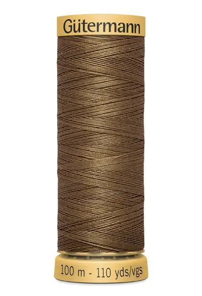 Gutermann Sew All Thread - Brown 100% Cotton Colour 1335