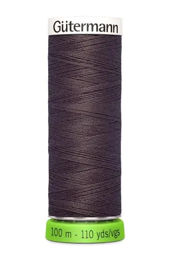 Gutermann Sew All Thread - Brown Recycled Polyester rPET Colour 540