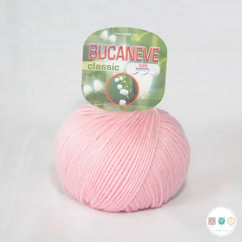 Yarn - Adriafil Bucaneve Merino Worsted Weight in Mid Pink 03