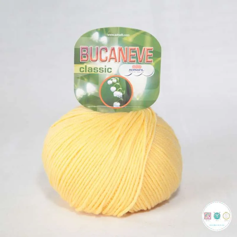 Yarn - Adriafil Bucaneve Merino Worsted Weight in Daffodil Yellow 54