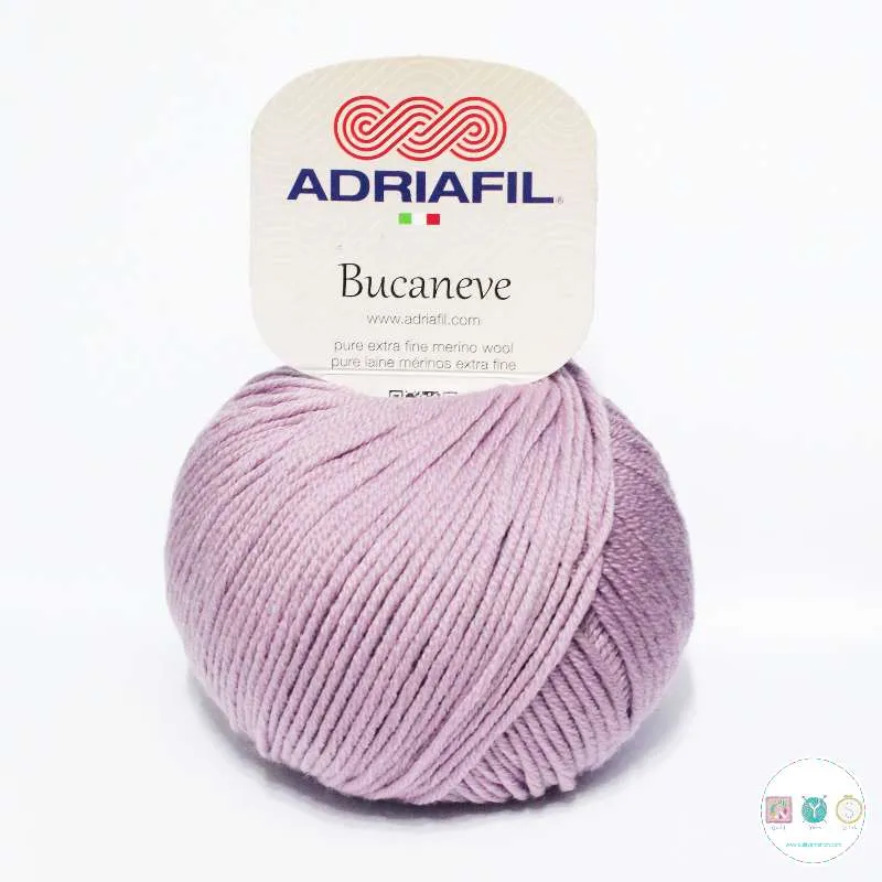 Yarn - Adriafil Bucaneve Merino Worsted Weight in Mauve 68