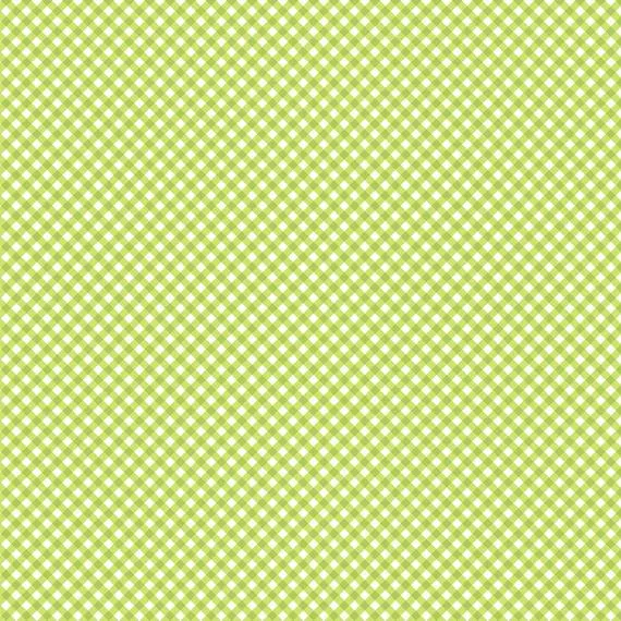 Quilting Fabric - Green Bias Gingham from Bundle Of Love by Deborah Edwards for Northcott 20993 71