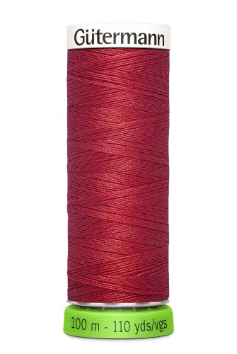 Gutermann Sew All Thread - Dark Burnt Orange Recycled Polyester rPET Colour 26