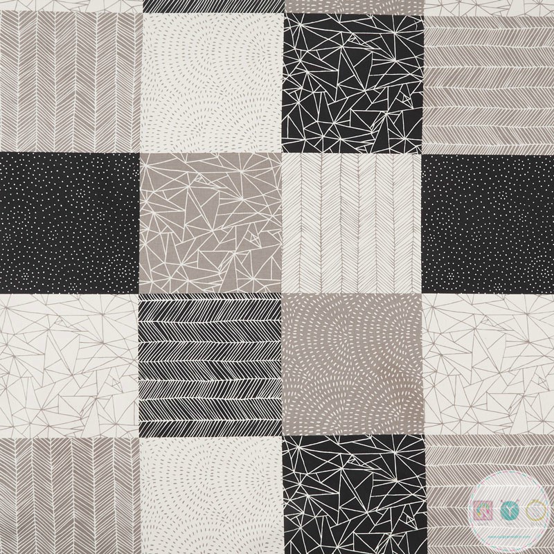 Quilting Fabric - Cheater Squares from Catnip by Gingiber for Moda 48232-12