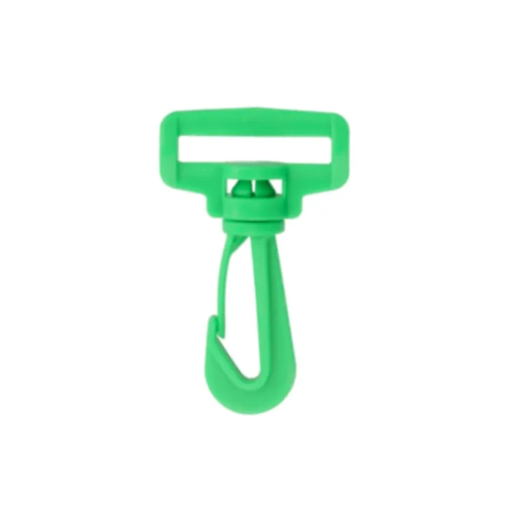 Bag Making - Swivel Clip Hook 32mm in Green Plastic 