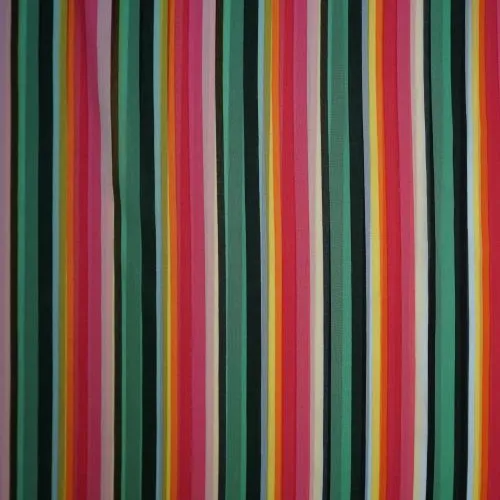 Deadstock - Chiffon Fabric in Rainbow Stripe 