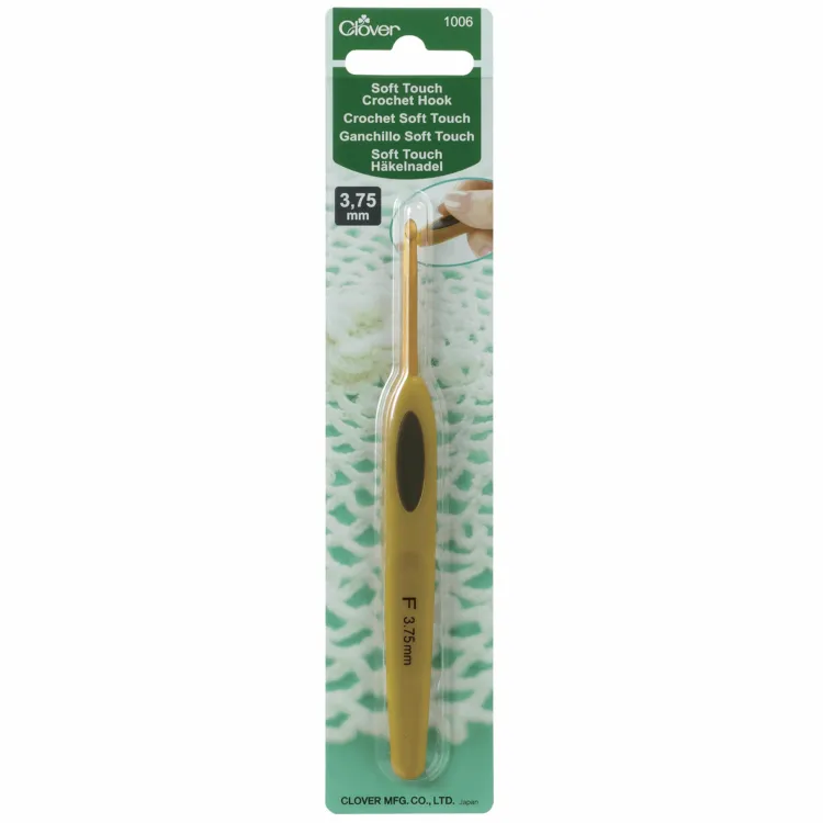 Crochet Hooks - 3.75mm Ergonomic Soft Touch by Clover 