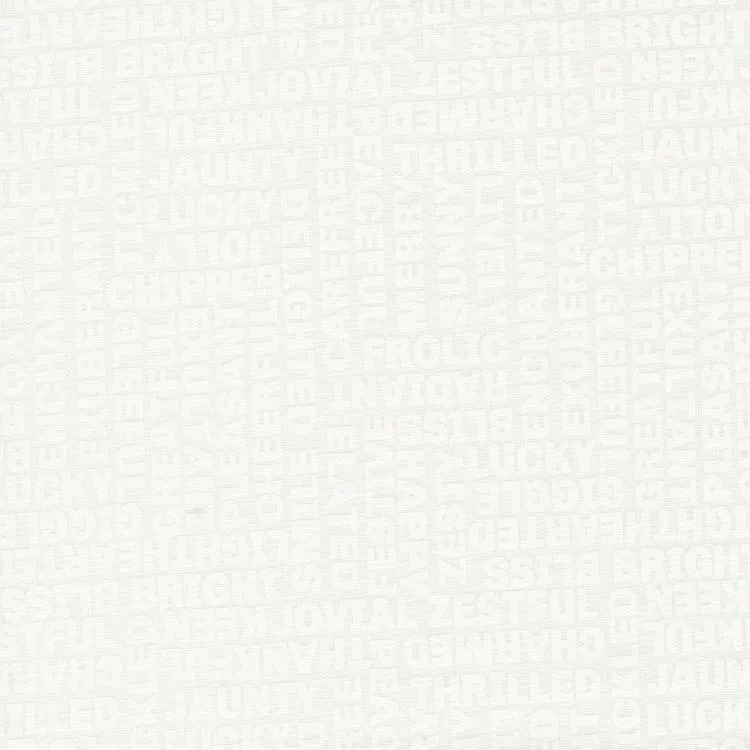 Quilting Fabric - Words White On White from Coriander Seeds by Corey Yoder for Moda 29141 11