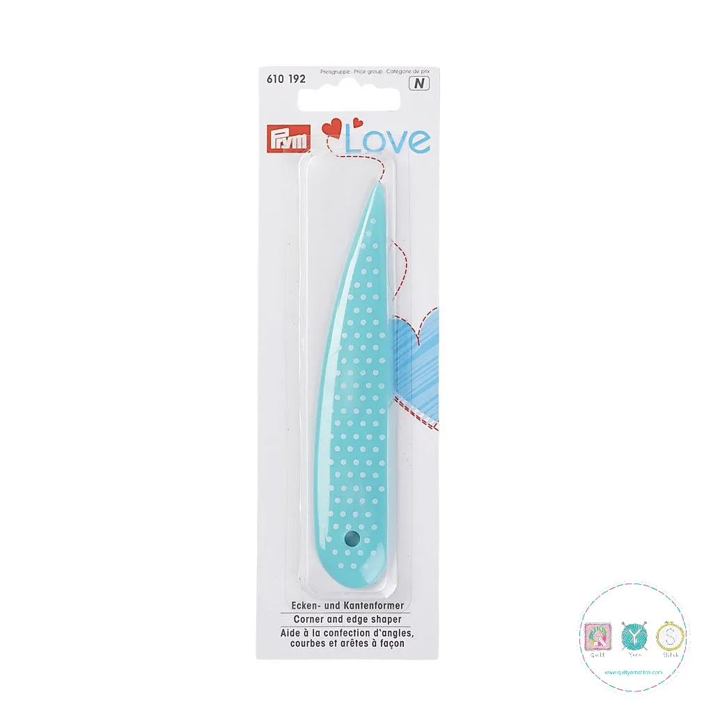 Prym Love - Turquoise Corner and Edge Shaper - Tools - Sewing - Dressmaking