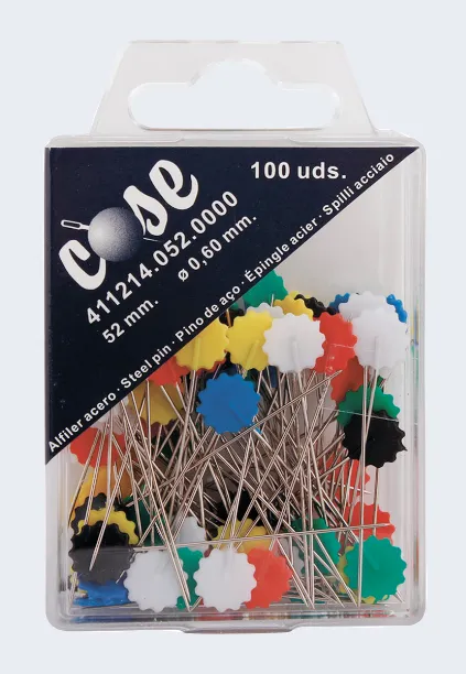 Flower Head Pins by Cose - 100 pack