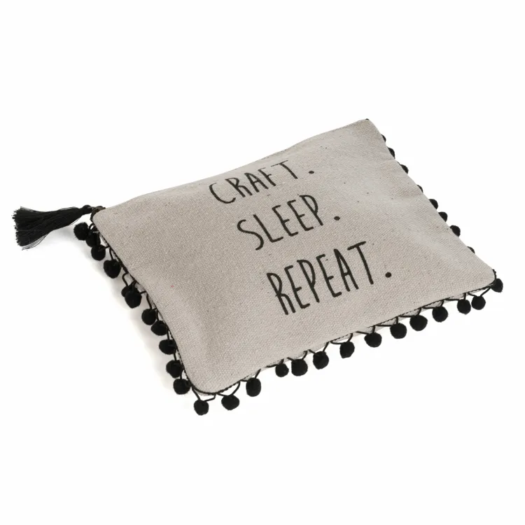 Gift Idea - Craft Sleep Repeat Zippy Pouch