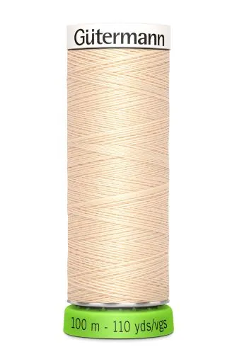 Gutermann Sew All Thread - Cream Recycled Polyester rPET Colour 5