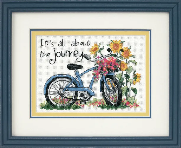 Cross Stitch Kit - It's All About The Journey 