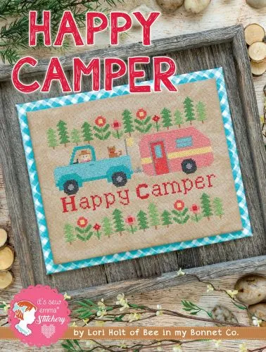 Cross Stitch Pattern - Happy Camper by Lori Holt