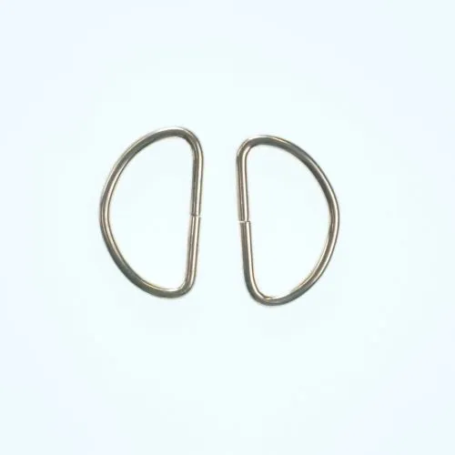 Bag Making - 38mm D Rings in Gold 