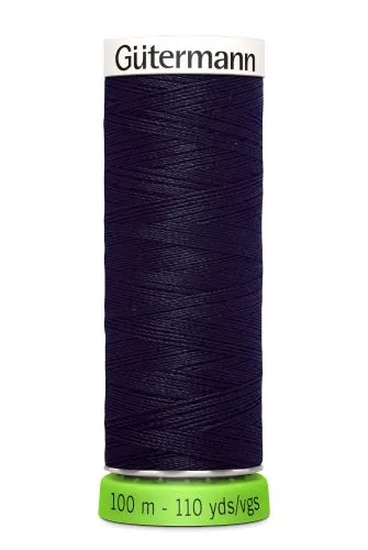 Gutermann Sew All Thread - Dark Navy Recycled Polyester rPET Colour 665