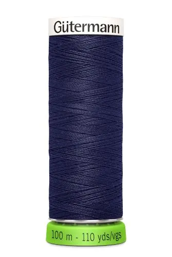 Gutermann Sew All Thread - Dark Purple Recycled Polyester rPET Colour 575