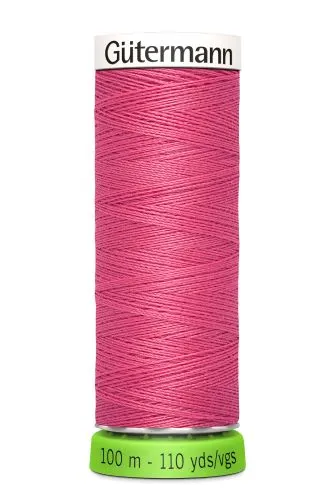 Gutermann Sew All Thread - Dark Rose Recycled Polyester rPET Colour 890