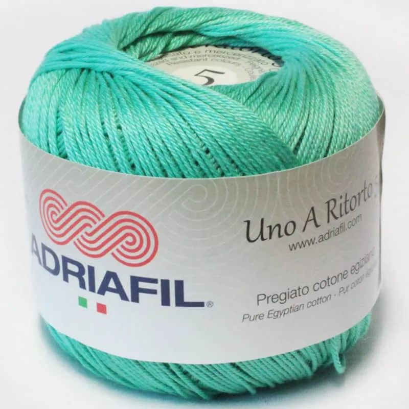 Yarn - Adriafil Uno A Ritorto 5 in Dark Sea Green 41