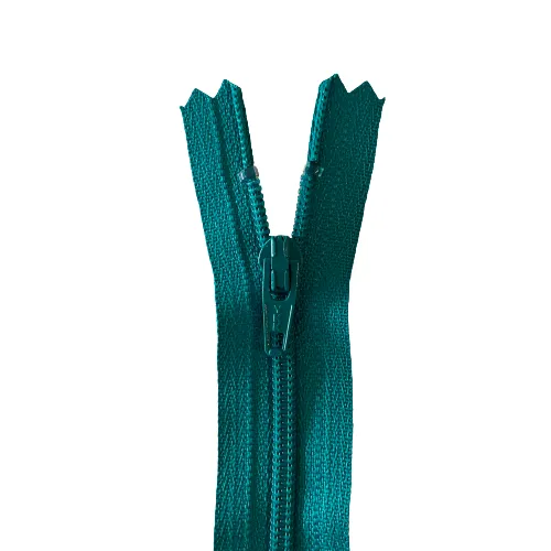 YKK Zip - 25cm Closed End Nylon - Dark Jade 877