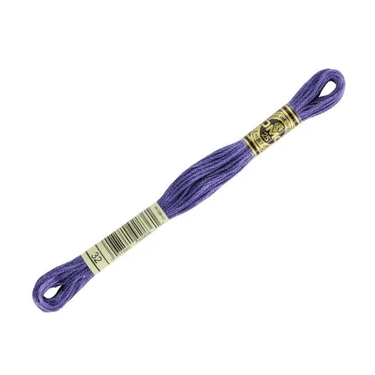 DMC Embroidery Thread - Purple Colour 32